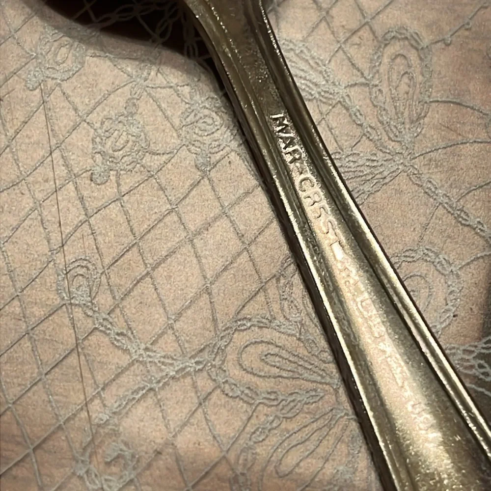 MAR-CREST Set of 7 CITATION Atomic Starburst MCM vintage Teaspoons Stainless USA